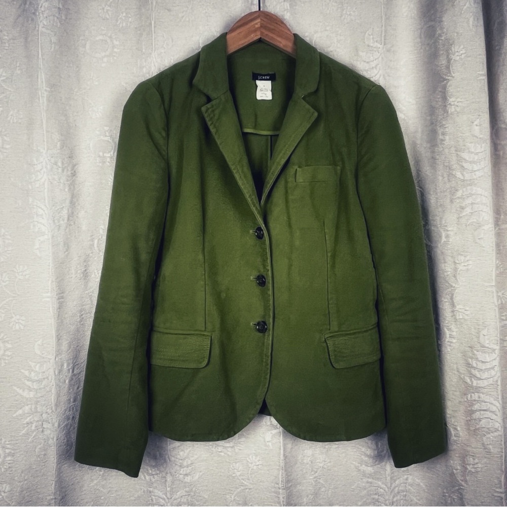 J. Crew Green Blazer Jacket